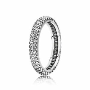 Pandora Inspiration Within Ring Pave Zirconia Sterling Silver Ring 52